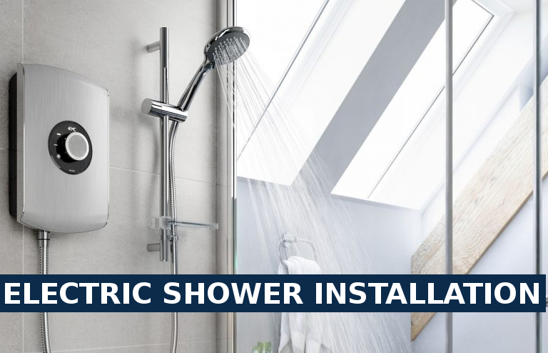 Electric shower installation Kensington
